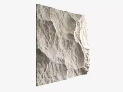 341-RockPanel sandstone wall texture 3D model