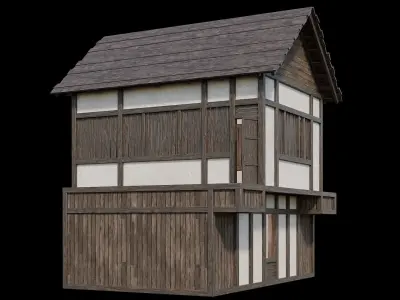 Medieval Village Pack  - 6 Assets - 4K Textures Game Ready Low-poly 3D model purchase