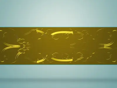 Ornament for Decor and engraving  3D print model