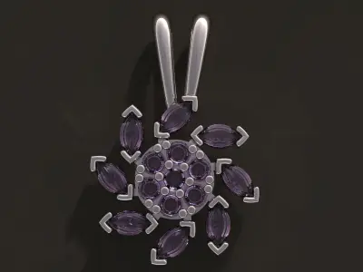 BEUTIFULL MARQUISE PENDANT 3D print model