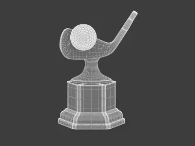 Golf Trophy 3D model