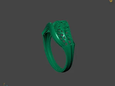 Women Plain Ring Ready STL 3DM Models Womens Rings 3D models 3D print model