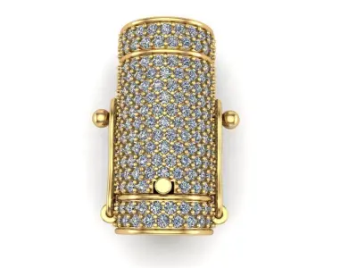 10 MM - Round Lock for Chain 3D print model