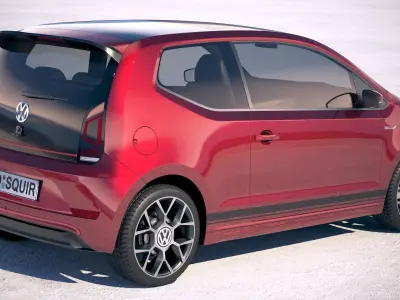 Volkswagen UP GTI 3-door 2018 3D model