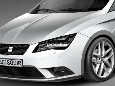 Seat Leon 2013 3D model