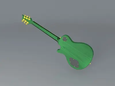 PRS style guitar Free 3D model