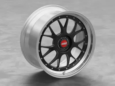 BBS LM-R Centerlock Wheel 3D Model 3D model