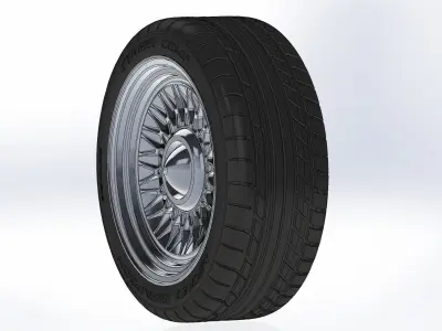 Custom wheels American Racing VF554 Eldo 18inch for scale model 3D print model