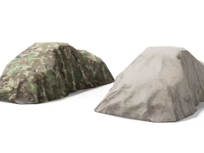 Car Awning Low-poly 3D model