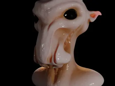 Alien character Free 3D model purchase