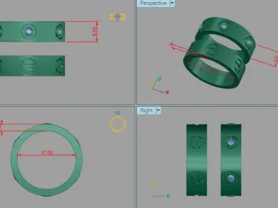 FAMOUS RING ALLIANCE 3D print model