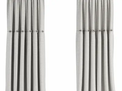 Curtain Set M24 3D model