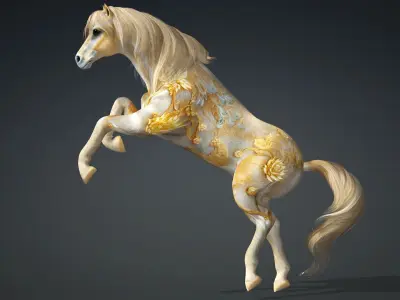 Horse-D3 3D model