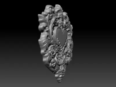 Bas relief Frame 240506 08 3D print model