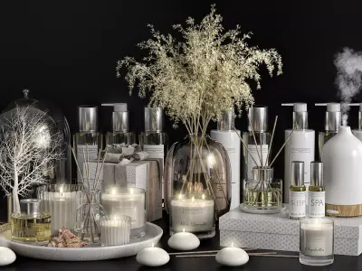 Bathroom accessories 45 3D model