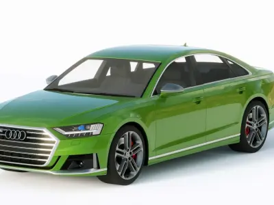 Audi S8 2020 3D model
