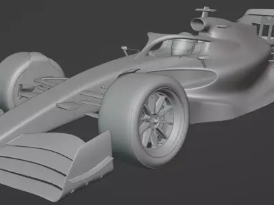 Formula 1 2022 Race Car High Poly 3D Model 3D model
