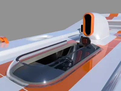 sports car kan-am seriesreacing car model car 3D model