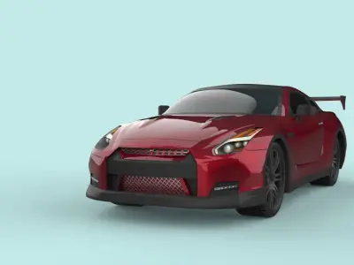 modern car design  3D model