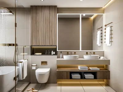 Bathroom 20 3D model purchase
