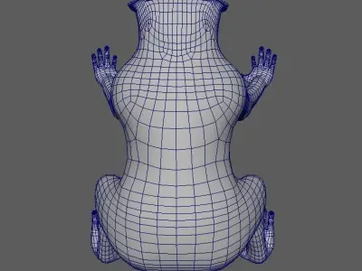 Slow Loris Body Base 3D model