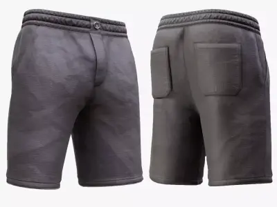 Shorts 15 - All MH Bodies - UE5 Skeletons - Rigged Low-poly 3D model