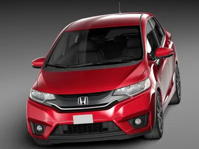 Acura Fit 2015 3D model