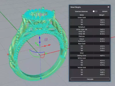 Verragio ring 3D print model