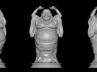 LOUPHING BUDHHA 3D model