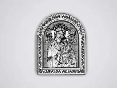 Icon Mother of God 3D print model