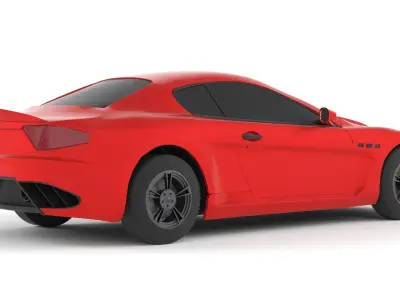 Maserati sports car 3D model