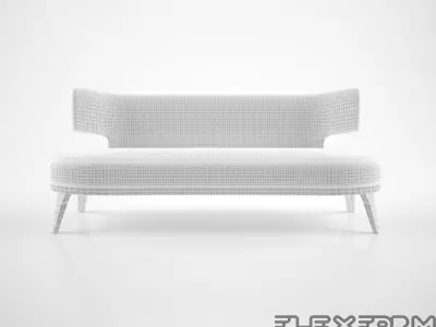 Mood Flexform Drop sofa 3D model