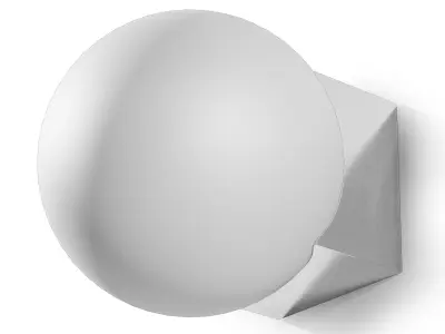 Wall lamp Faro Barcelona LAGO 3D model