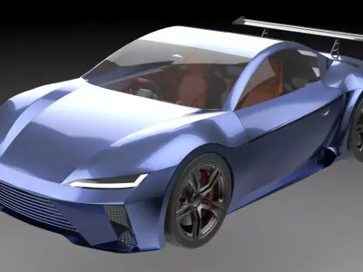 Sport Car Concept 3D model
