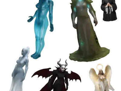 Mystical Beings Collection 3D print model