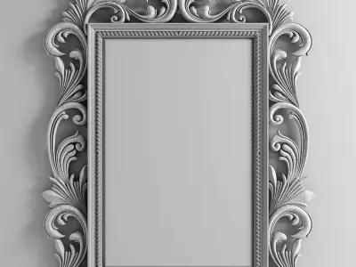 FRENCH STYLE MIRROR 3D model
