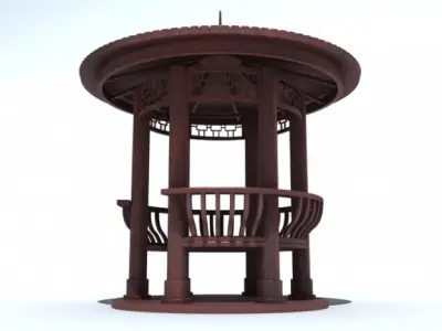 Gazebo 02 3D model