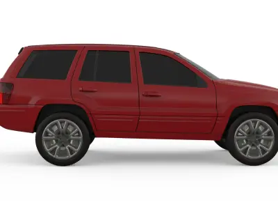 Grand Cherokee Classic SUV 3D Printable Model for FDM SLA 3D print model