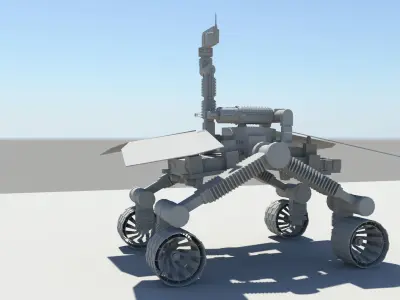 Space Rover Free 3D model