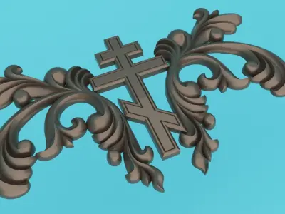 church lectern 3D Model MOLDING  Low-poly 3D model