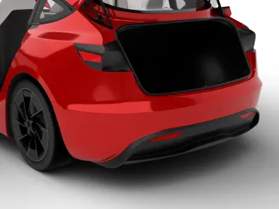 Tesla Model 3 Perfomance 2024 HQ 3d model 3D model