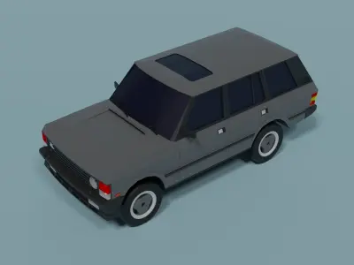 Range Rover Classic Low-poly 3D model