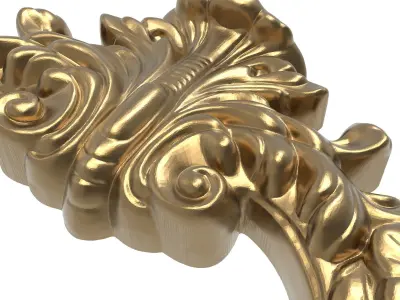 decorative pattern ready for 3D printing 3D model