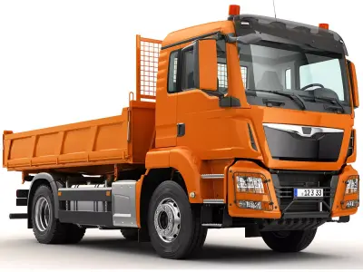Dump Truck 4X2 3D model