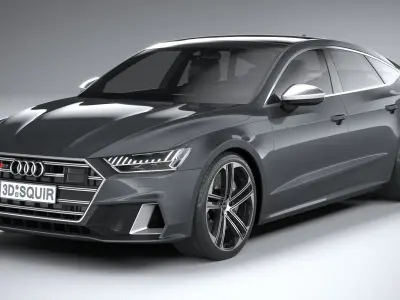 Audi S7 Sportback 2020 3D model