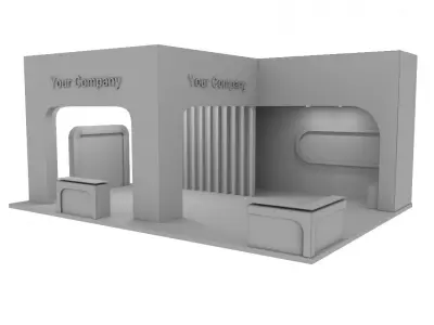 exhibition pavilion 01 3D model