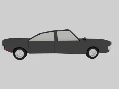 cartoon car 3D model 6