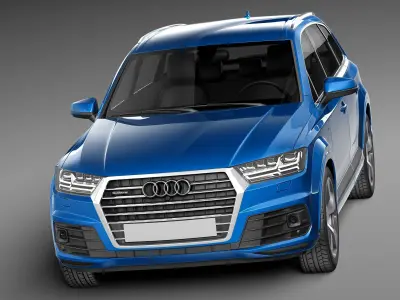 Audi Q7 2016 3D model