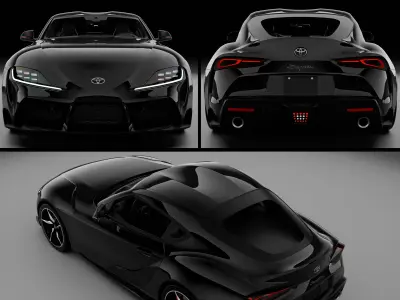 Toyota Supra 2022 3D model