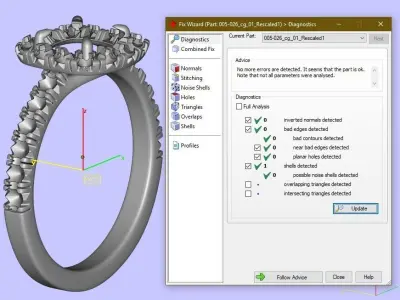 Elegant Cushion Halo Diamond Engagement  Ring 3D Print Model 3D print model